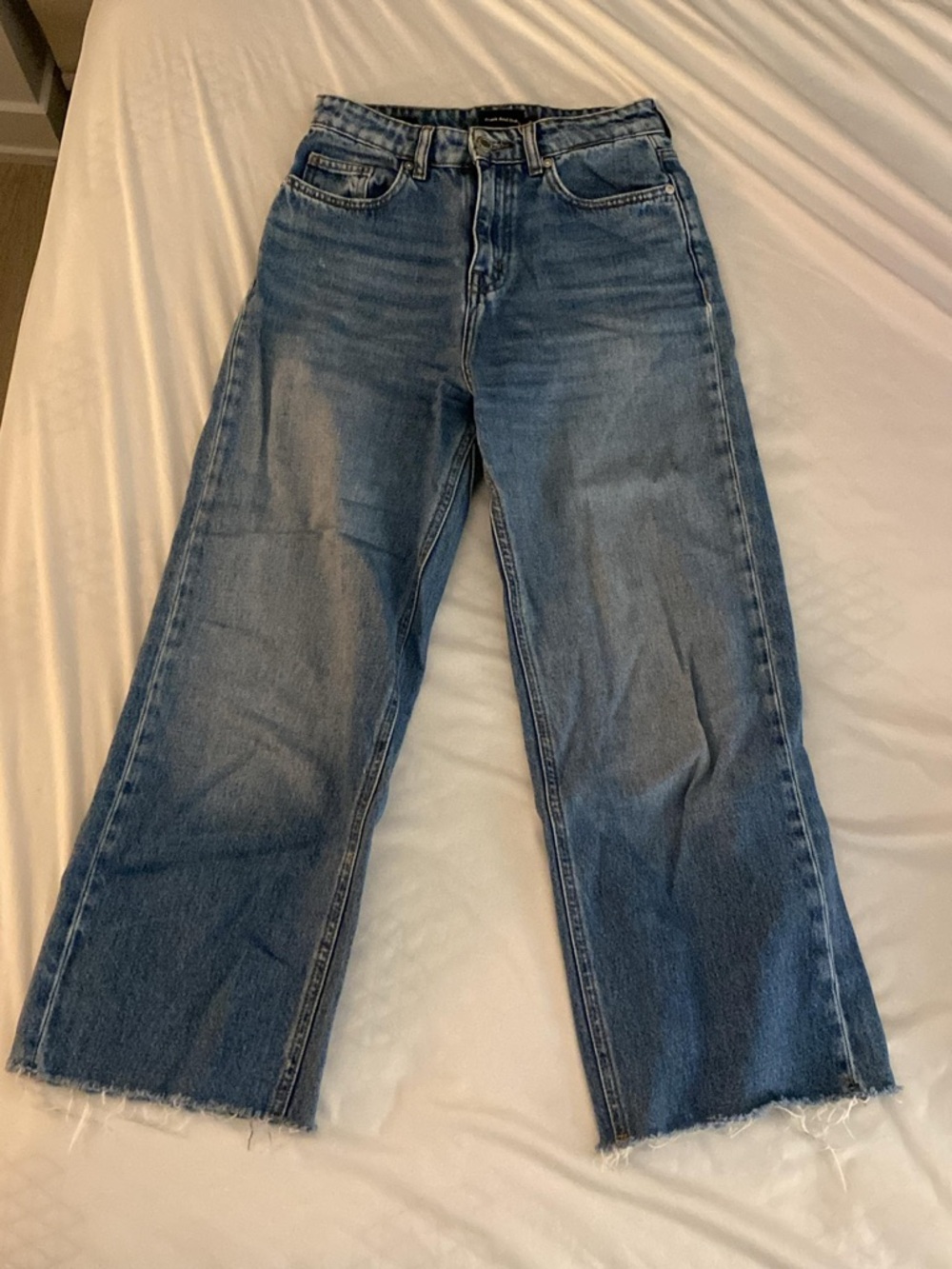 Frank & Oak Nina Wide-Leg High-Rise Jeans - Size 26